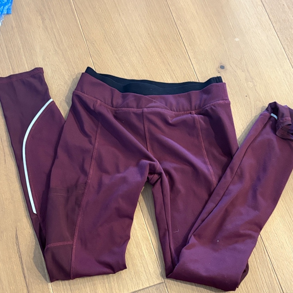Burgundy Leggings